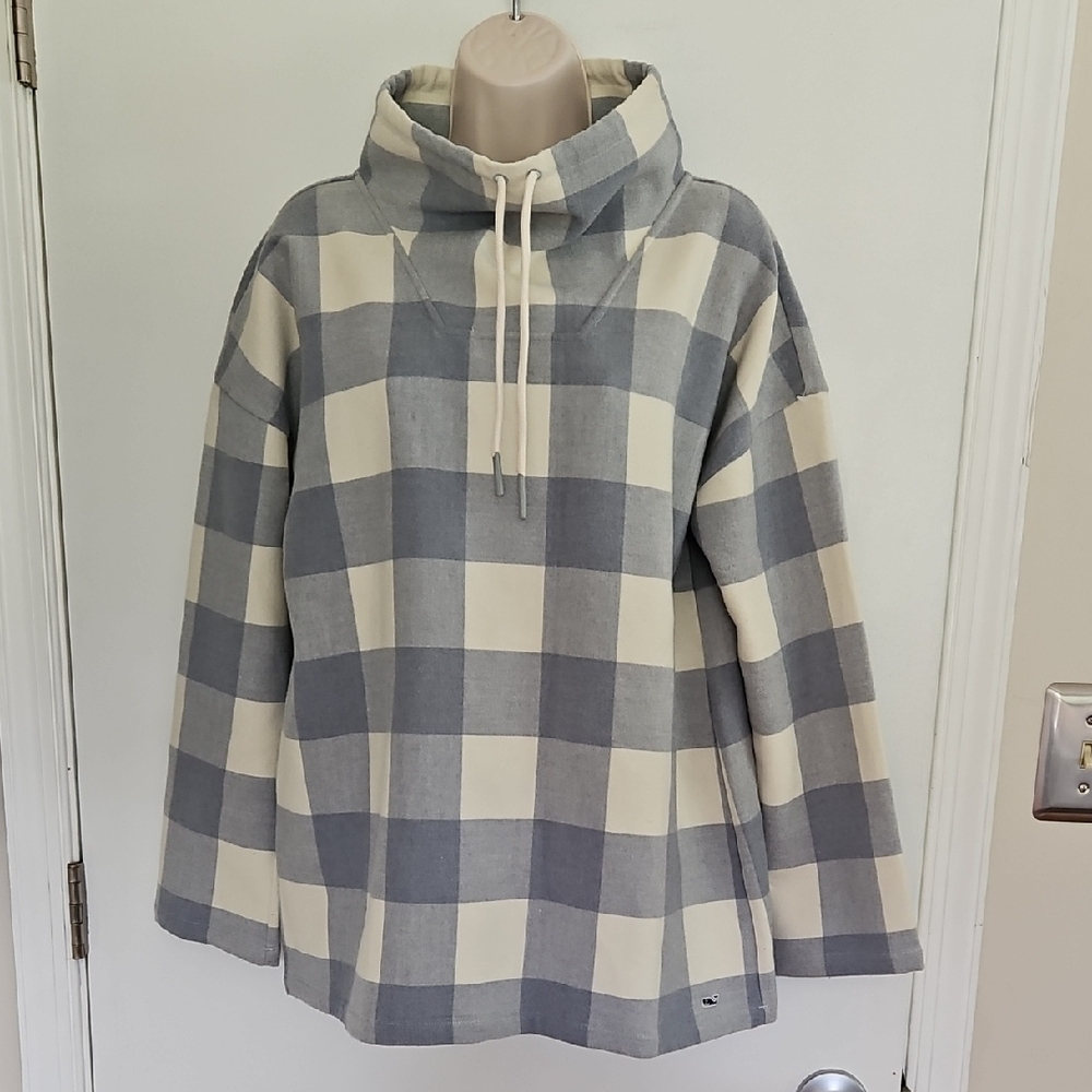 Vineyard Vines Plaid Pullover Size M